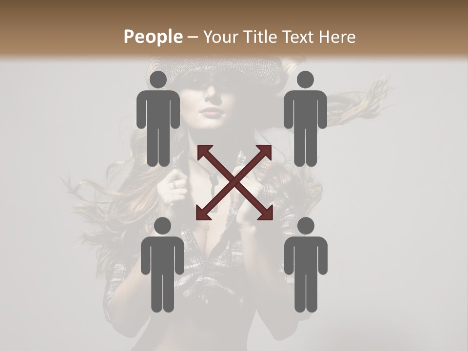 People Beautiful Glamour PowerPoint Template