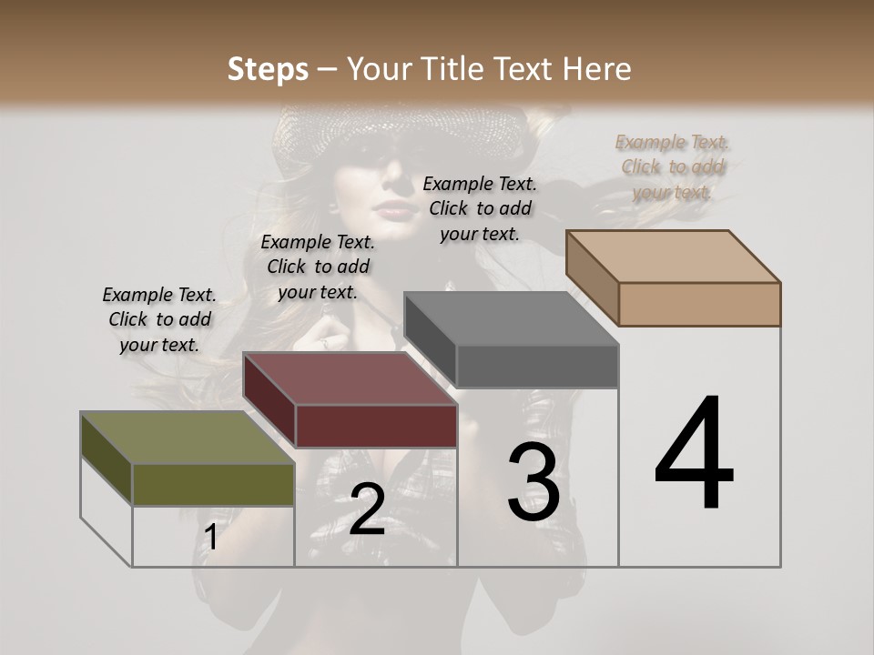 People Beautiful Glamour PowerPoint Template