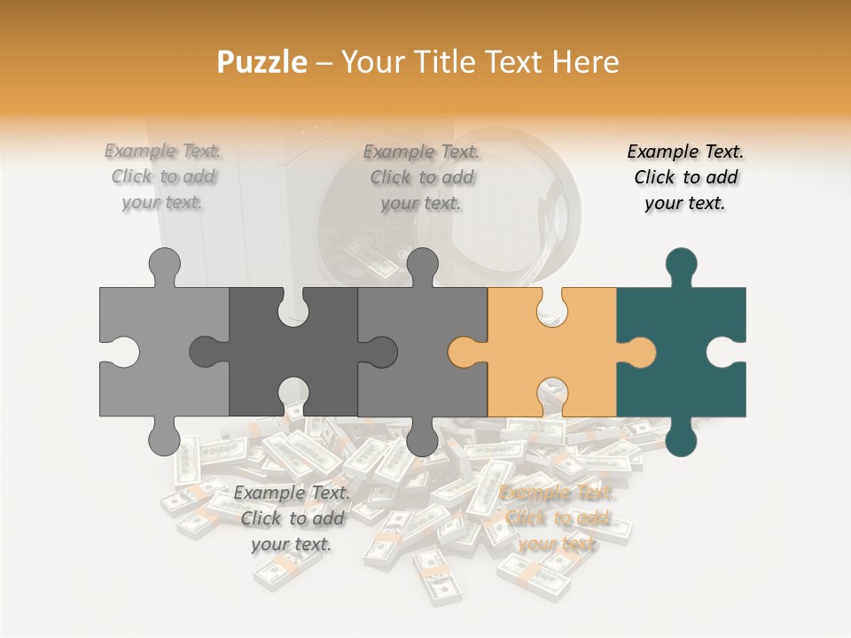 Laundry Paper Paying PowerPoint Template