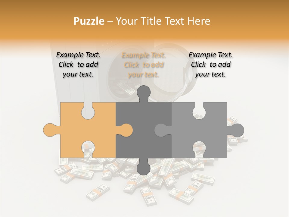 Laundry Paper Paying PowerPoint Template