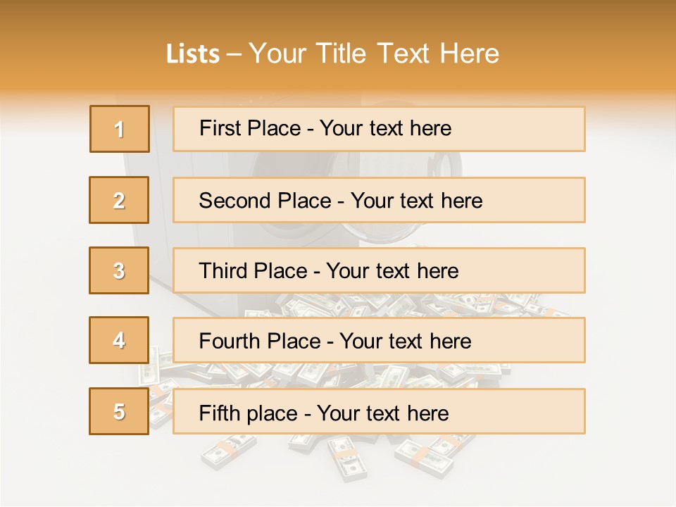 Laundry Paper Paying PowerPoint Template