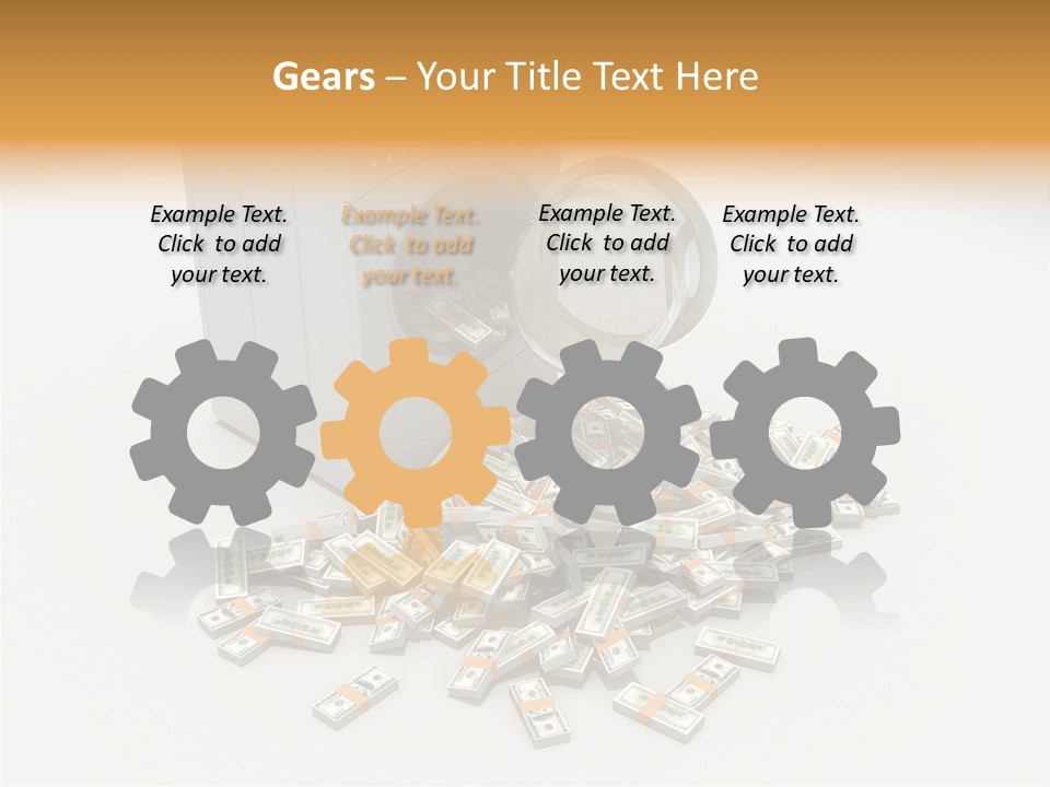 Laundry Paper Paying PowerPoint Template