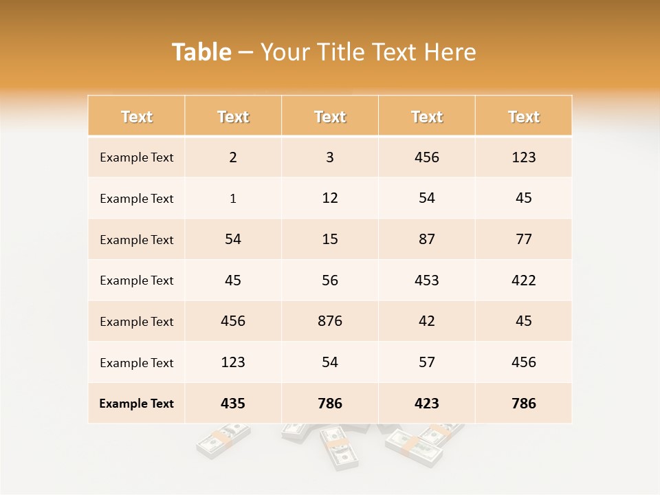 Laundry Paper Paying PowerPoint Template