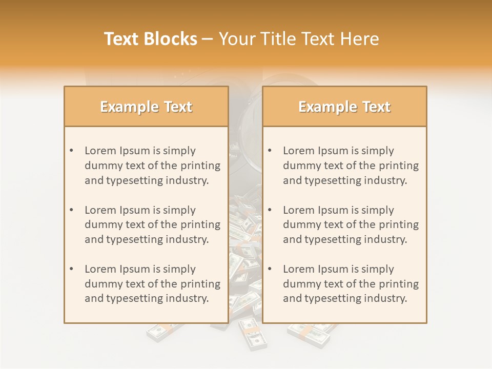 Laundry Paper Paying PowerPoint Template