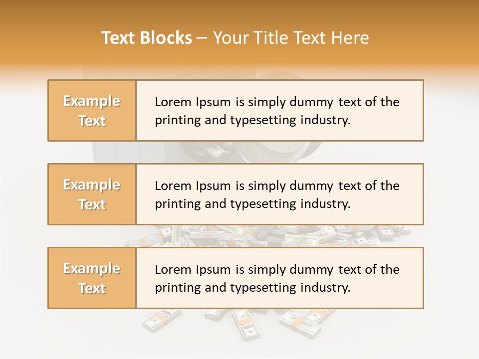 Laundry Paper Paying PowerPoint Template