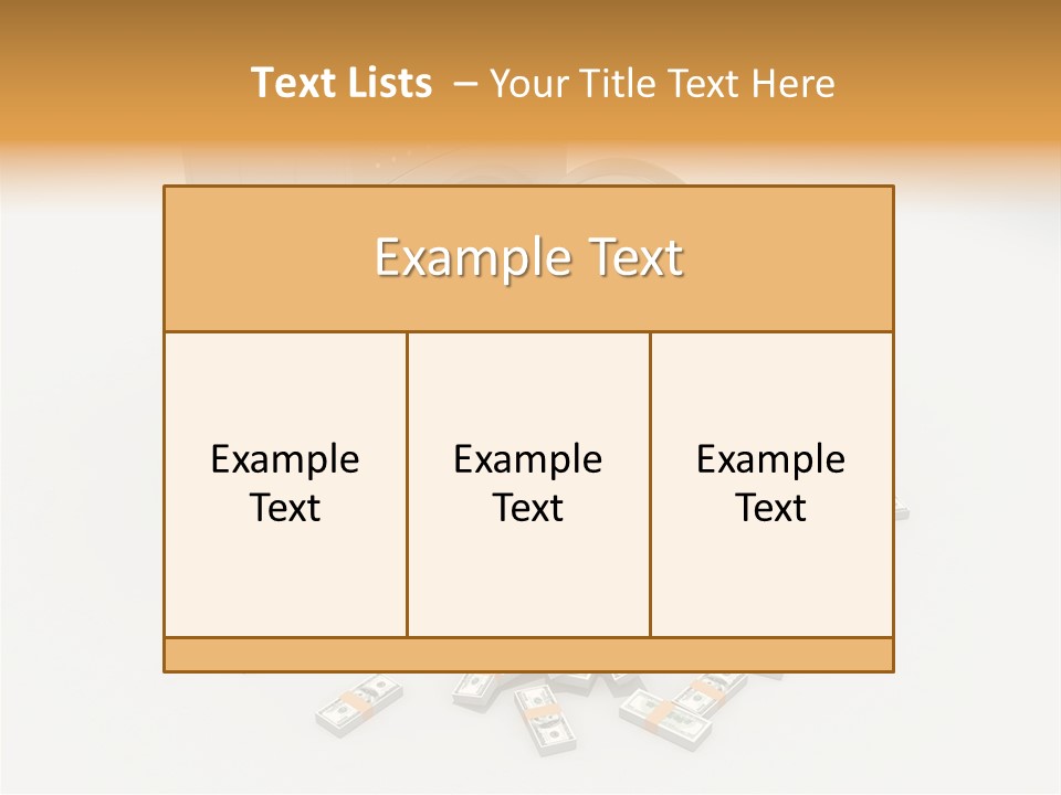 Laundry Paper Paying PowerPoint Template