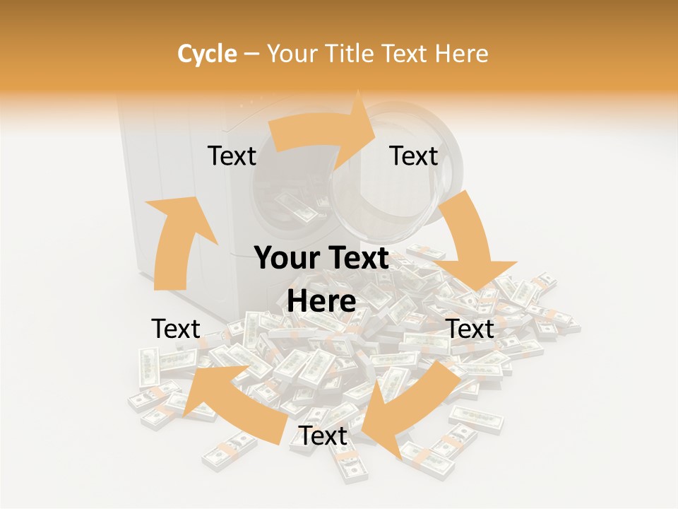 Laundry Paper Paying PowerPoint Template