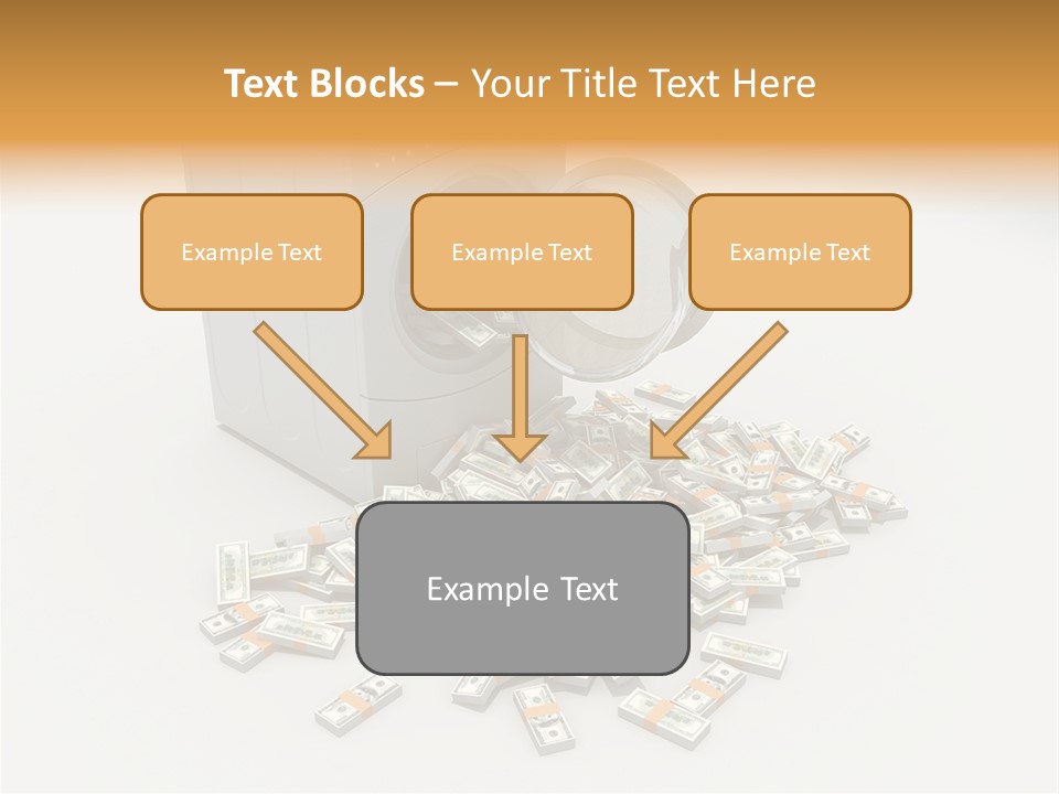 Laundry Paper Paying PowerPoint Template