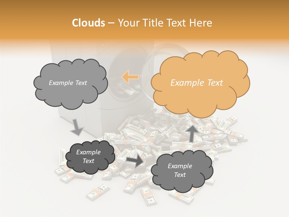 Laundry Paper Paying PowerPoint Template