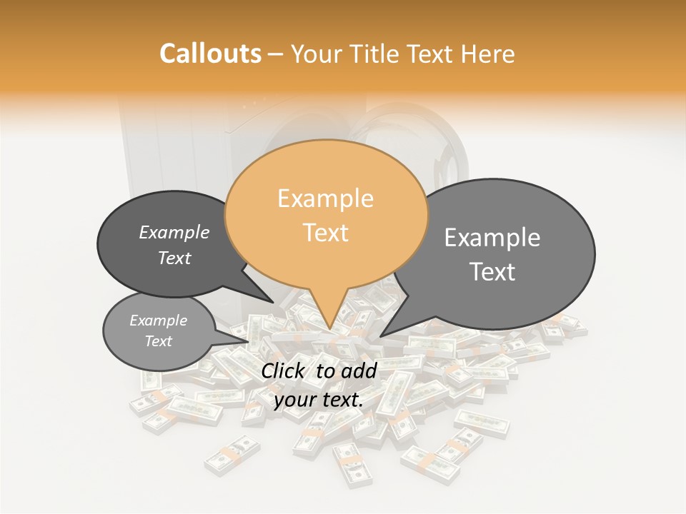 Laundry Paper Paying PowerPoint Template