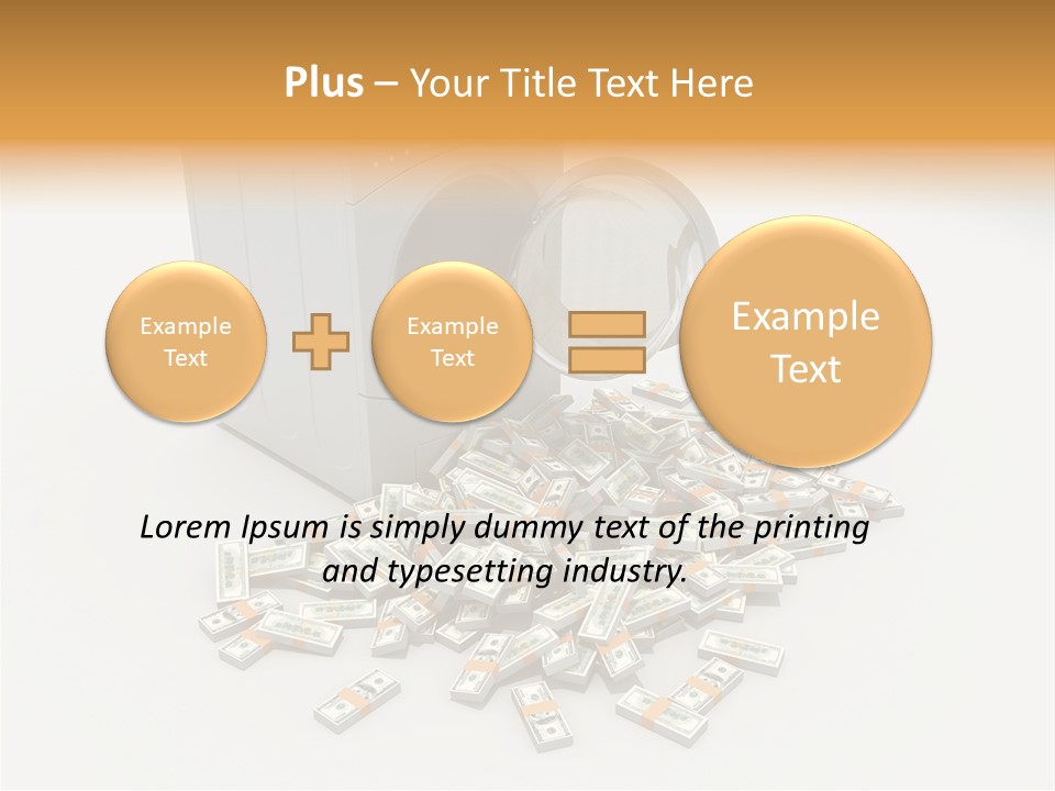 Laundry Paper Paying PowerPoint Template