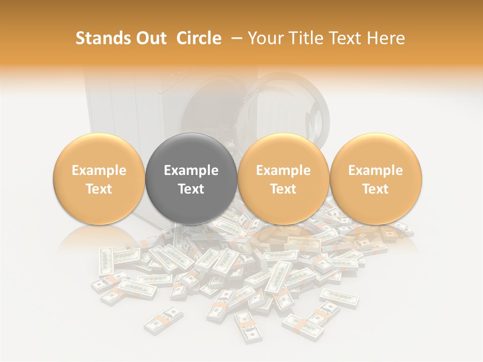 Laundry Paper Paying PowerPoint Template