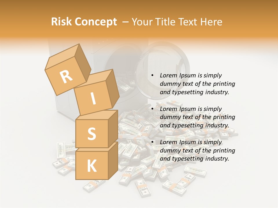 Laundry Paper Paying PowerPoint Template