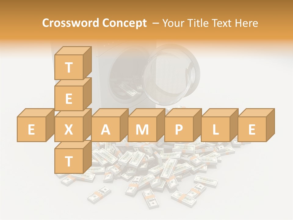 Laundry Paper Paying PowerPoint Template
