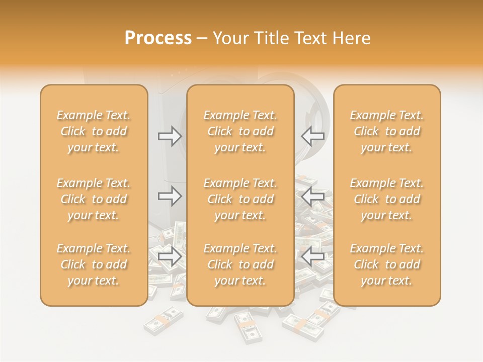 Laundry Paper Paying PowerPoint Template
