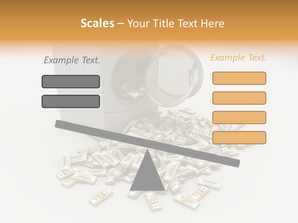 Laundry Paper Paying PowerPoint Template