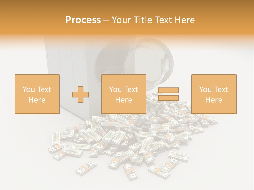 Laundry Paper Paying PowerPoint Template
