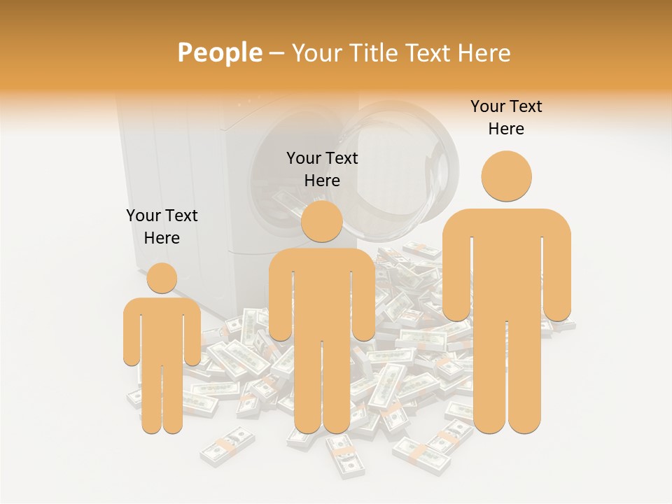 Laundry Paper Paying PowerPoint Template