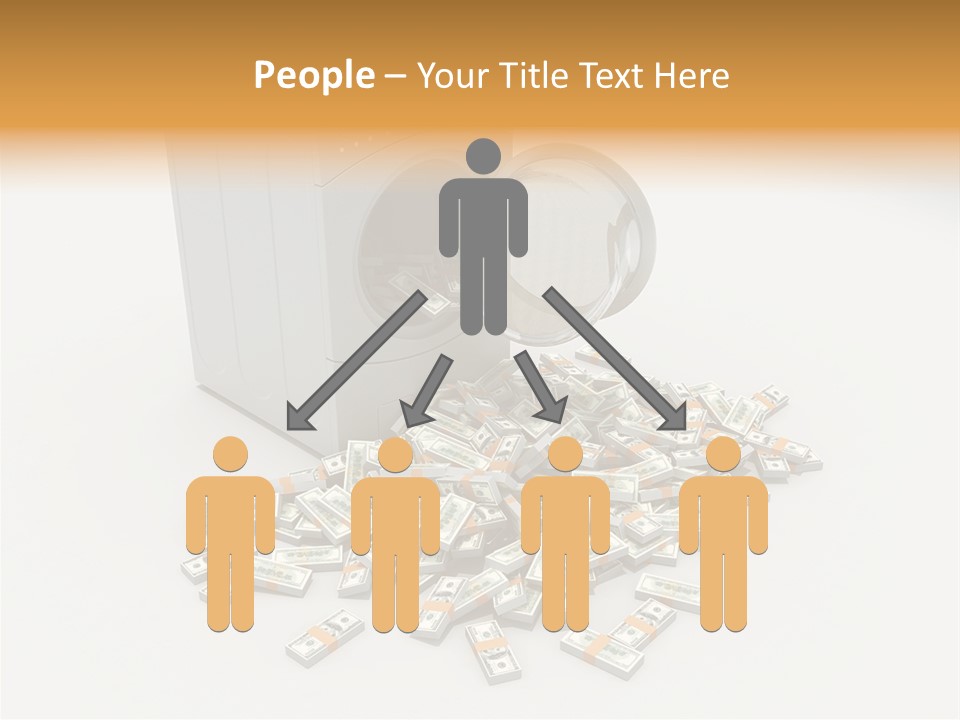 Laundry Paper Paying PowerPoint Template