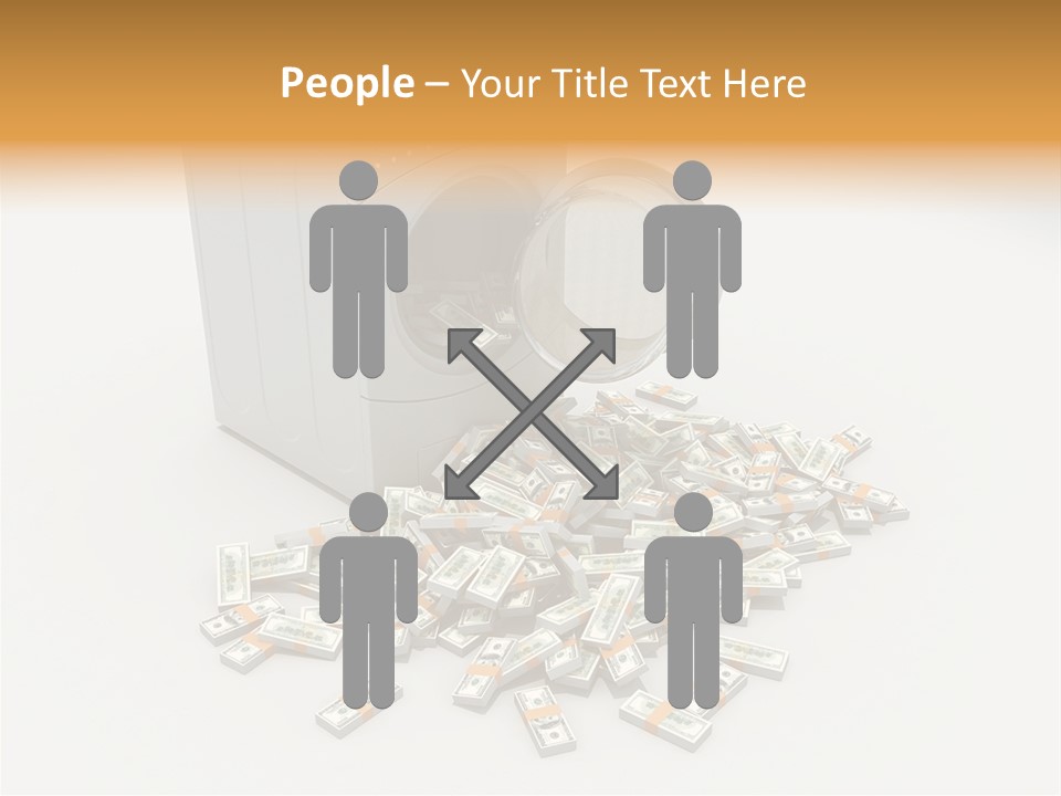 Laundry Paper Paying PowerPoint Template