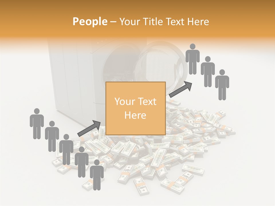 Laundry Paper Paying PowerPoint Template