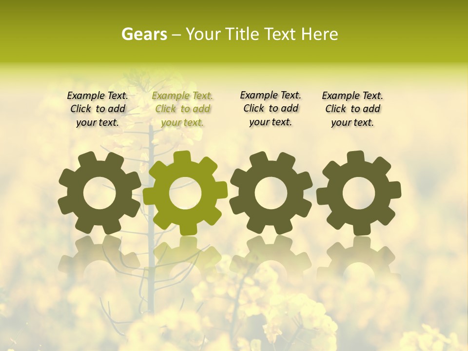 Farming Landscape Alternative Energy PowerPoint Template