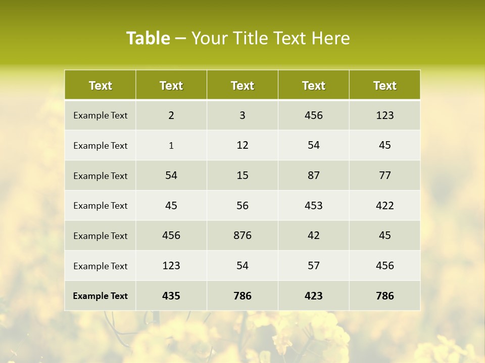 Farming Landscape Alternative Energy PowerPoint Template