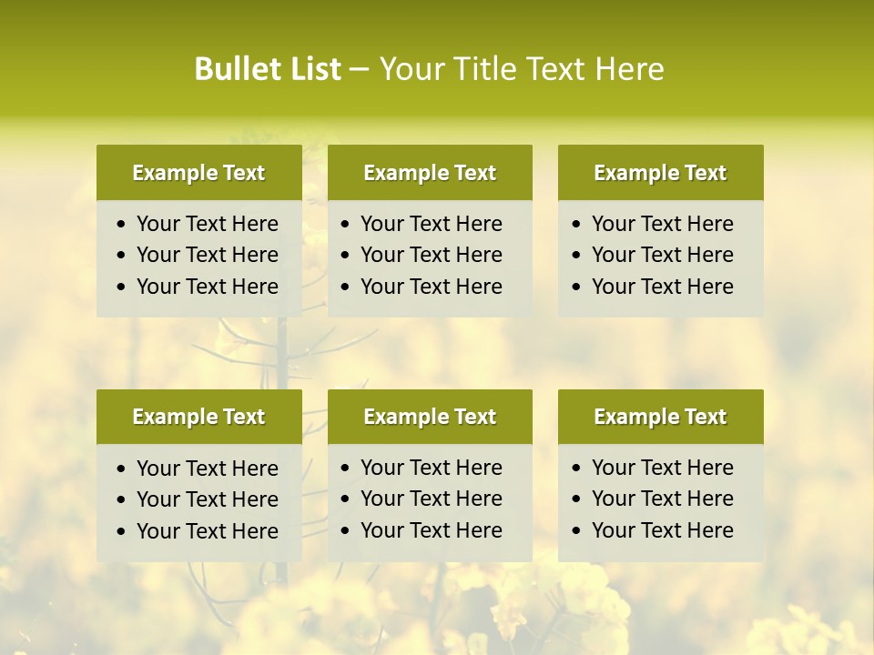 Farming Landscape Alternative Energy PowerPoint Template