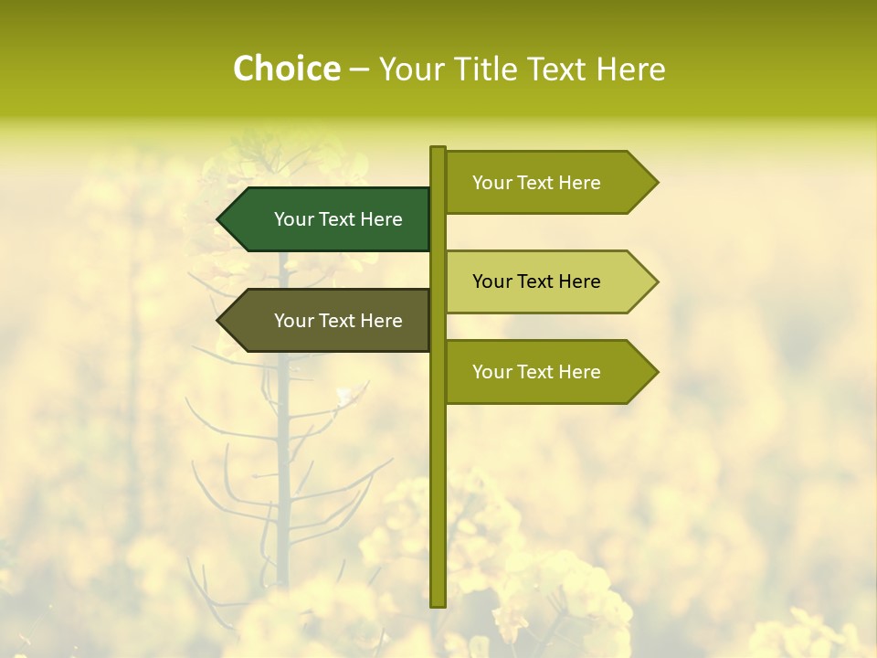 Farming Landscape Alternative Energy PowerPoint Template