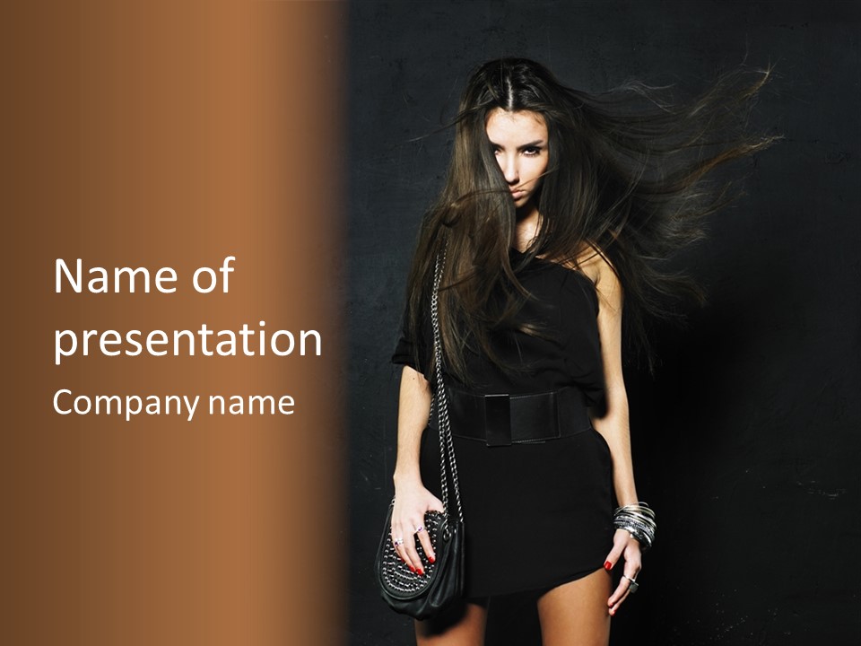 Wind Caucasian Luxurious PowerPoint Template