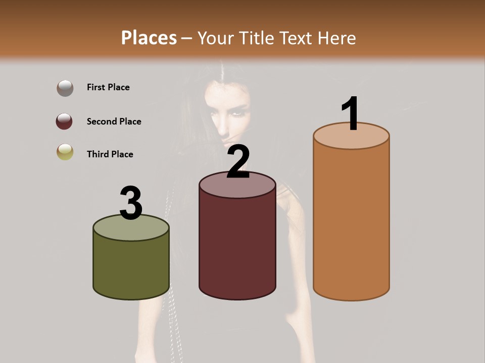 Wind Caucasian Luxurious PowerPoint Template