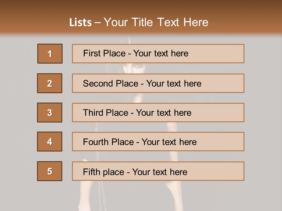 Wind Caucasian Luxurious PowerPoint Template