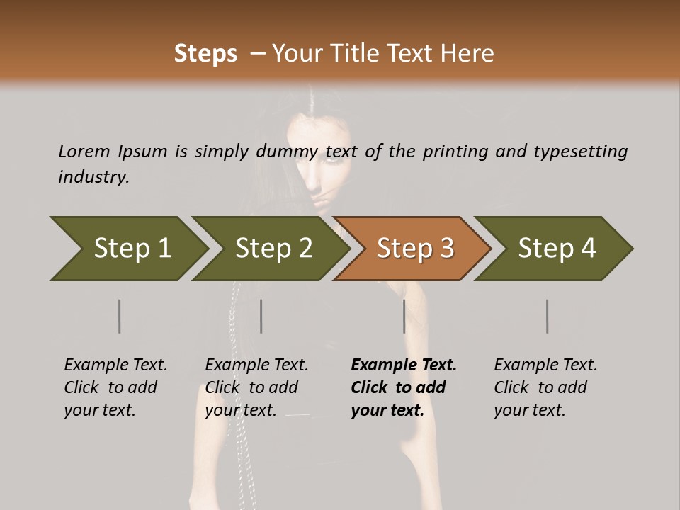 Wind Caucasian Luxurious PowerPoint Template