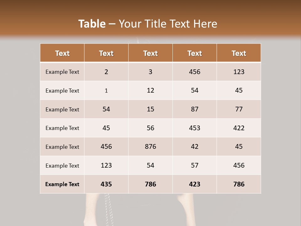 Wind Caucasian Luxurious PowerPoint Template