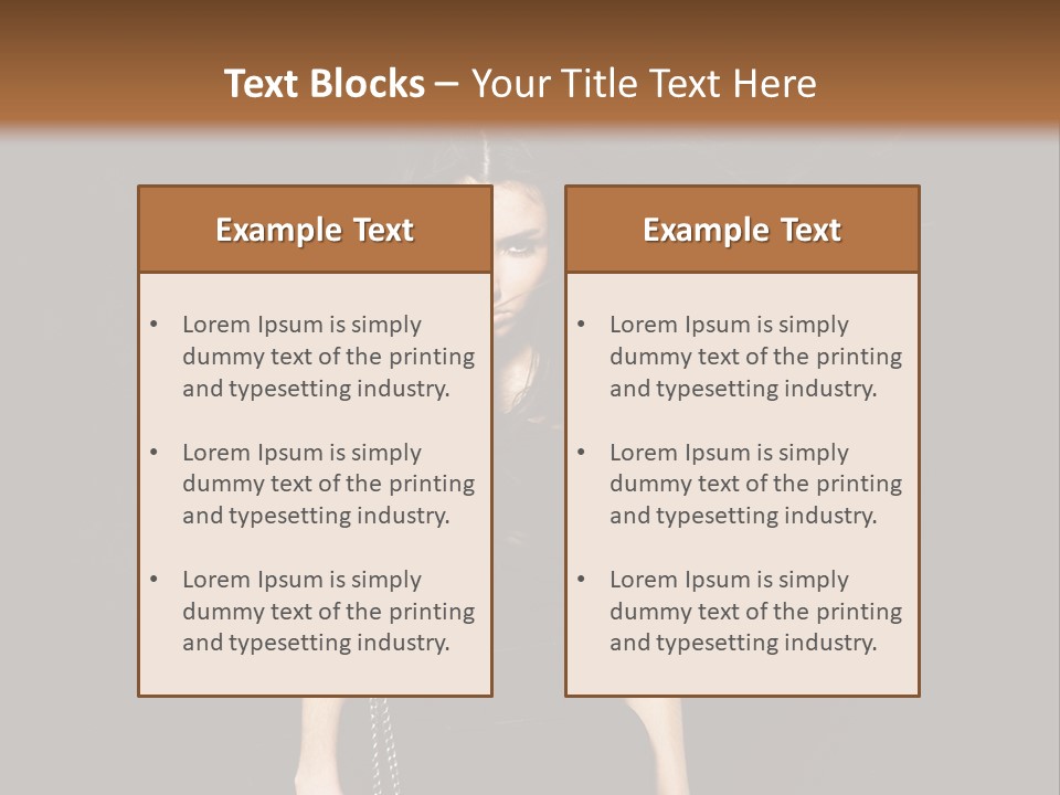 Wind Caucasian Luxurious PowerPoint Template