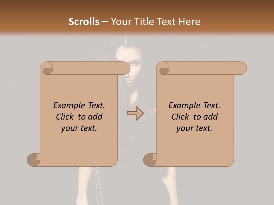 Wind Caucasian Luxurious PowerPoint Template