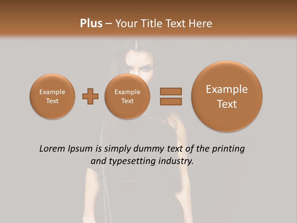 Wind Caucasian Luxurious PowerPoint Template