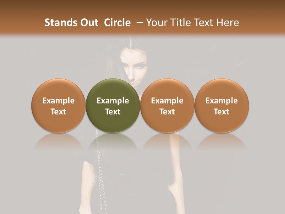 Wind Caucasian Luxurious PowerPoint Template