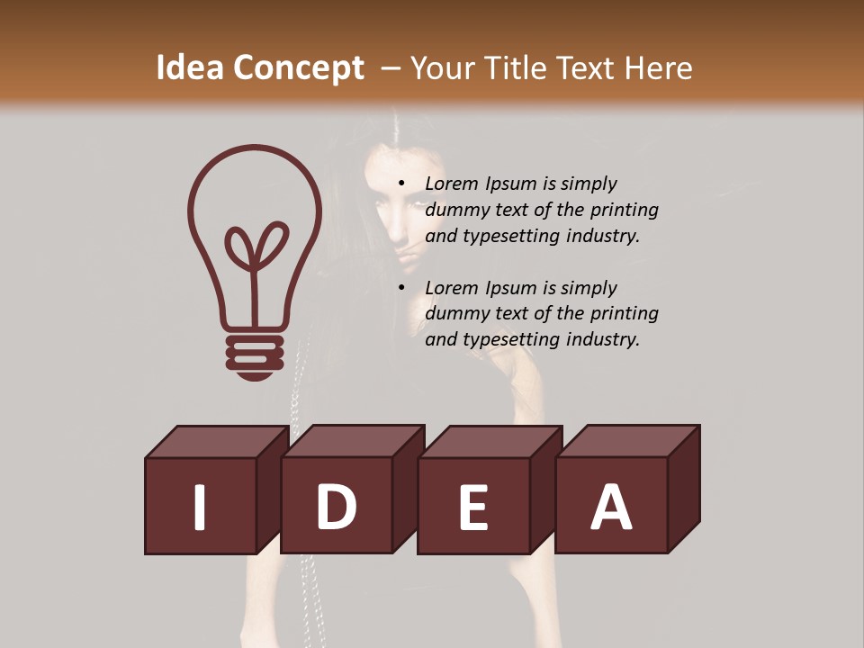 Wind Caucasian Luxurious PowerPoint Template