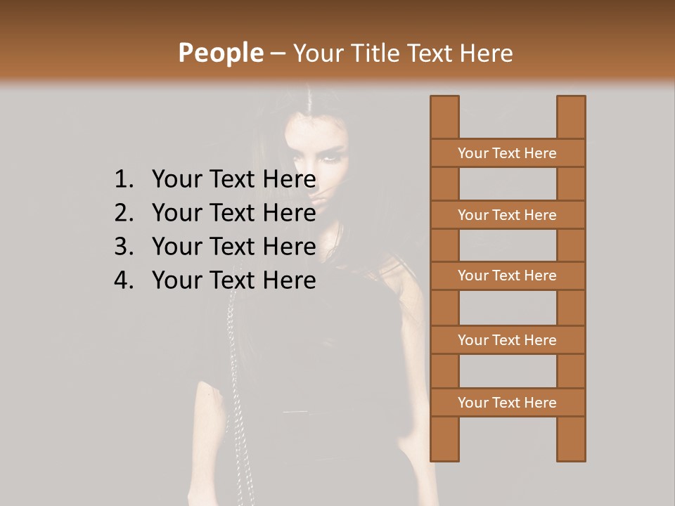 Wind Caucasian Luxurious PowerPoint Template