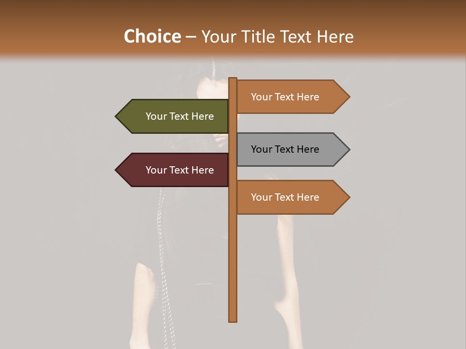 Wind Caucasian Luxurious PowerPoint Template