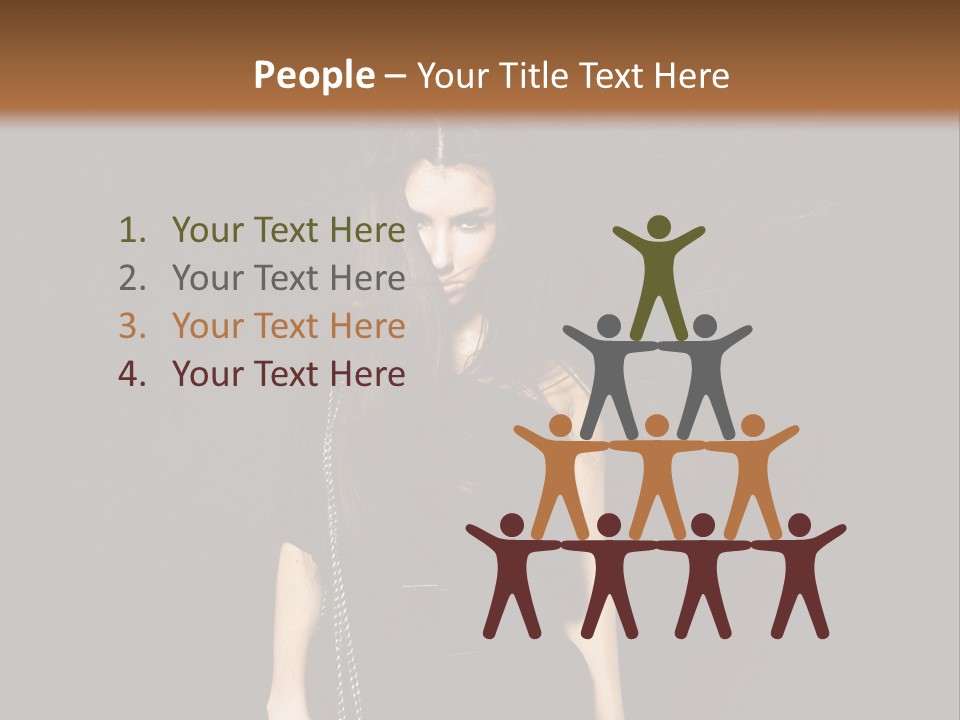 Wind Caucasian Luxurious PowerPoint Template