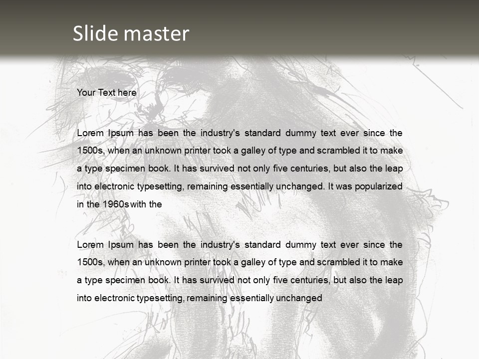 Art Pet Tail PowerPoint Template