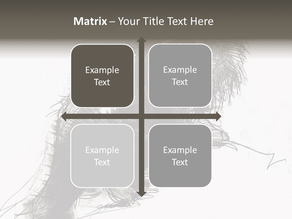 Outline Cartoon Line PowerPoint Template