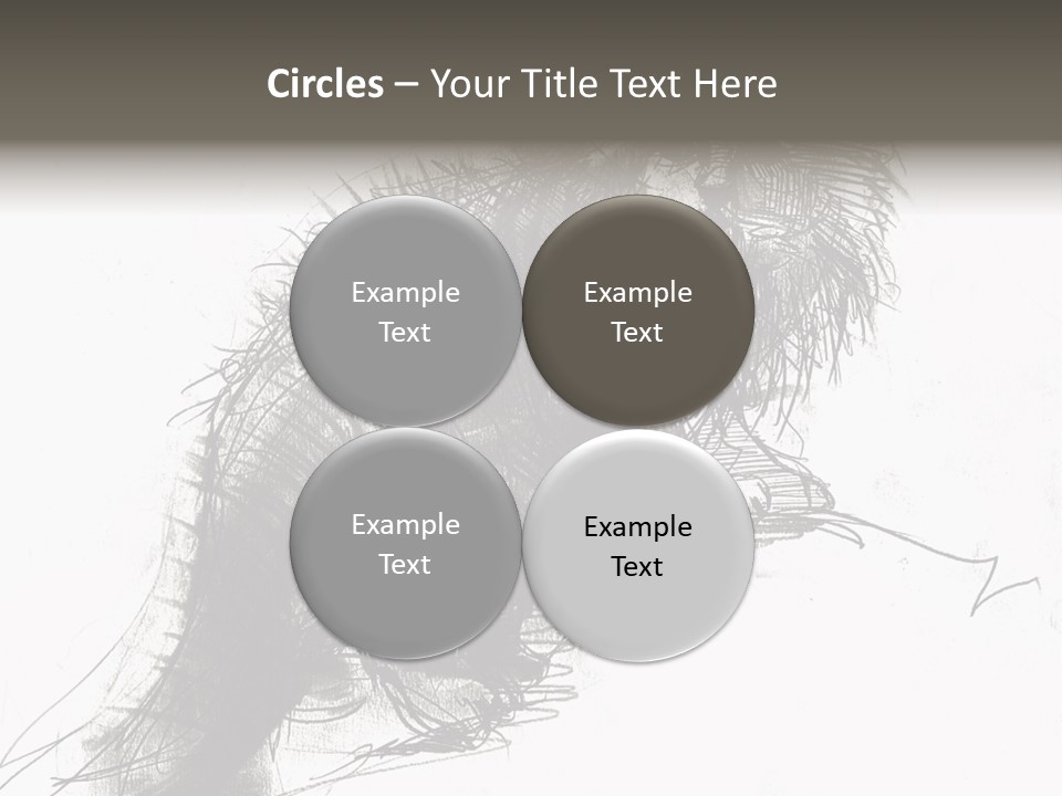 Outline Cartoon Line PowerPoint Template