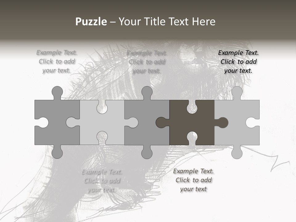 Outline Cartoon Line PowerPoint Template