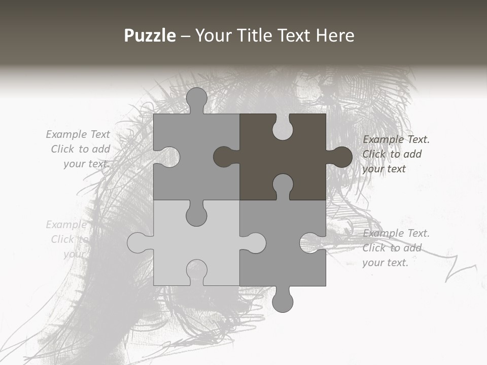 Outline Cartoon Line PowerPoint Template