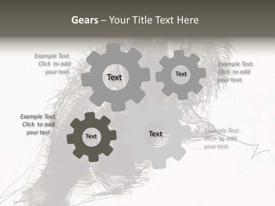 Outline Cartoon Line PowerPoint Template