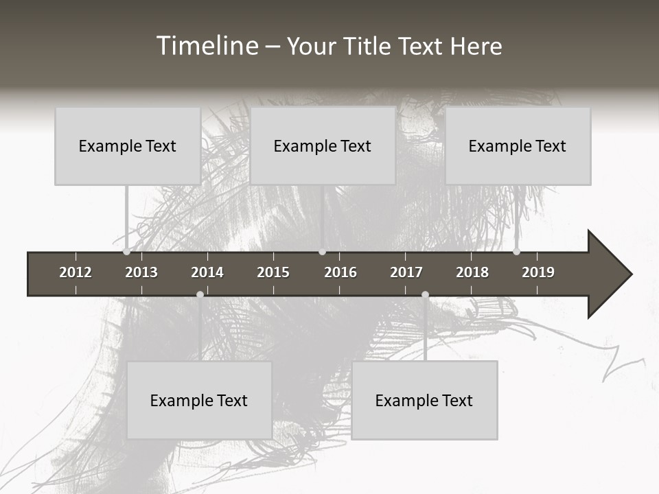 Outline Cartoon Line PowerPoint Template