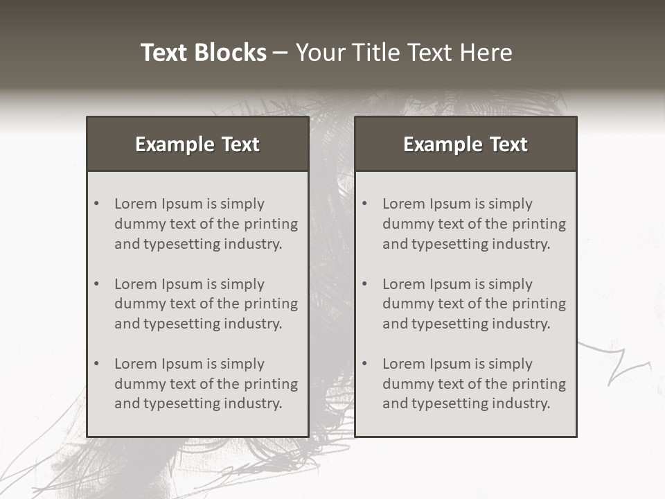 Outline Cartoon Line PowerPoint Template